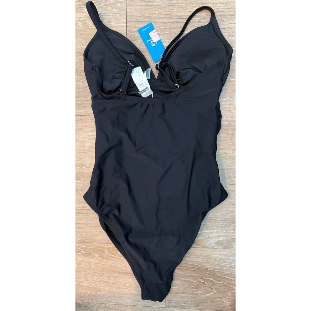 NWT Cupshe Black One Piece Swimsuit Size Small - Picture 2 of 4